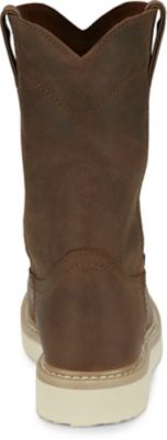 Image showing 5 th Justin Work Men's Ram 10 in. Steel Toe Pull On Work Boot