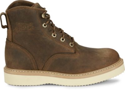 Image showing 4 th Justin Work Men's Maxwell 6 in. Lace Up Work Boot