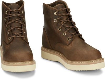 Image showing 6 th Justin Work Men's Maxwell 6 in. Lace Up Work Boot