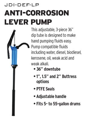 Image showing  5 to 55 gal. Manual Anti-Corrosion DEF Lever Pump