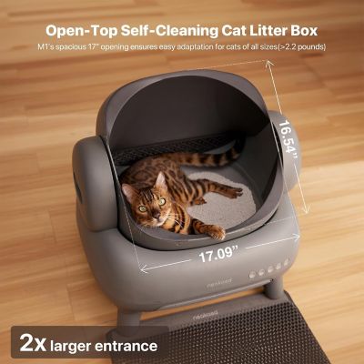 Image showing 5 th Neakasa M1 Open-top Self-cleaning Cat Litter Box