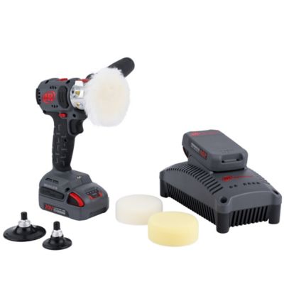 Ingersoll Rand 20-Volt Cordless Polisher/Sander 2 Battery Kit, 8300 RPM, 2 in. and 3 in. Pad