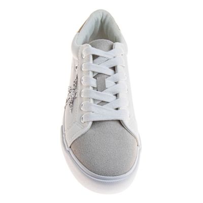 Image showing  Big Kids-Adult Fashion Glitter Star Casual Sneakers