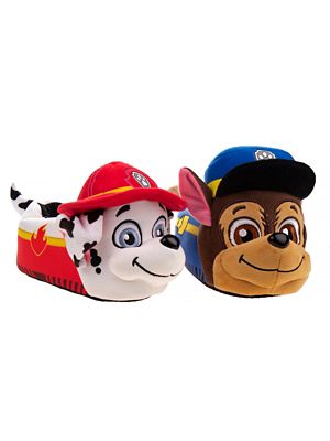 Nickelodeon Toddler-Little Kids Marshall & Chase 3D Design Slippers
