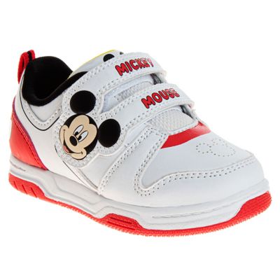 Disney Toddler-Little Kids Mickey Mouse Double Hook & Loop Sneakers