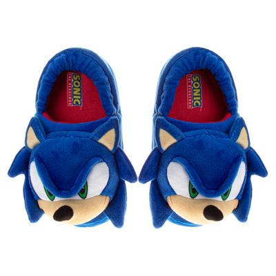 SEGA Toddler-Little Kids Sonic the Hedgehog 3D Head Slippers