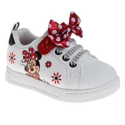 Disney Toddler-Little Kids Minnie Mouse Ribbon Hook & Loop Sneakers