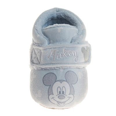 Image showing  Infant-Toddler Mickey Mouse Hook & Loop Booties