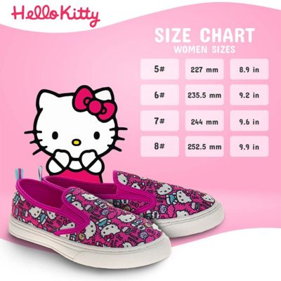 Image showing 9 th Hello Kitty Little-Big-Kids-Adults Hello Kitty Sneakers
