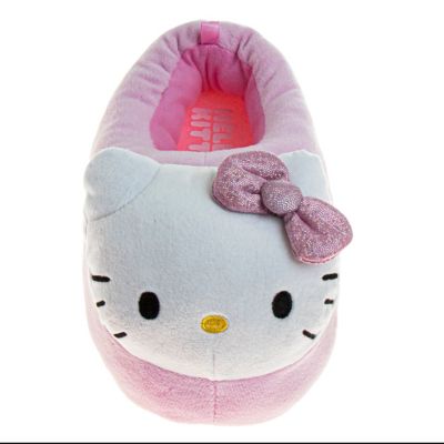 Image showing  Little-Big-Kids-Adults Hello Kitty 3D Head Slippers