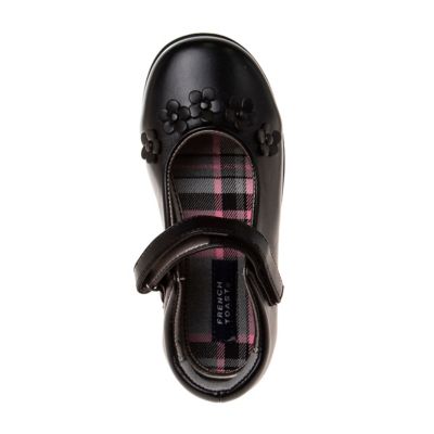 Image showing  Toddler-Little Kids School Shoes with Flower Decorations