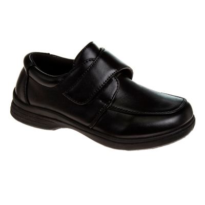French Toast Toddler-Little Kids Hook & Loop Leather School Shoes