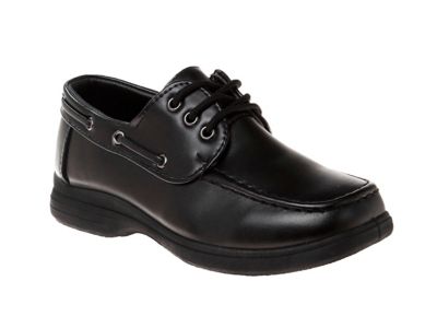 Image showing  Toddler-Little Kids Lace-Up Leather School Shoes