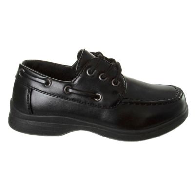 Image showing  Toddler-Little Kids Lace-Up Leather School Shoes