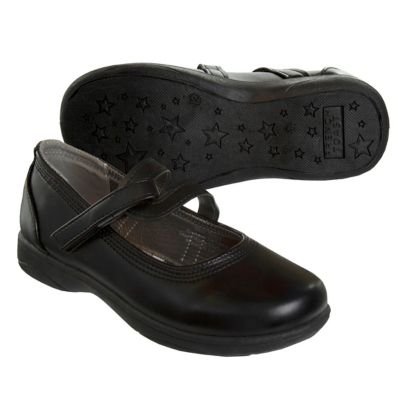 Image showing 7 th French Toast Toddler-Little Kids Semi-Hook & Loop School Shoes