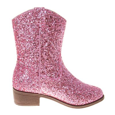 Image showing  Little-Big Kids Glittery Western Boots