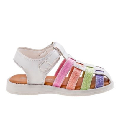 Image showing  Toddler-Little Kids Rainbow Pattern Sandals