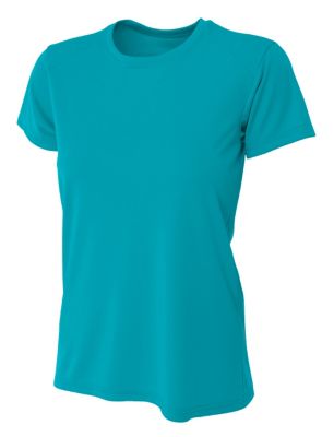 A4 Women's Cooling Performance Short Sleeve Crew Neck Shirt