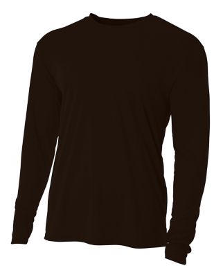Image showing 0 th A4 Men's Cooling Performance Long Sleeve Crew Neck Shirt