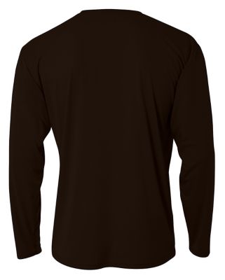 Image showing 1 th A4 Men's Cooling Performance Long Sleeve Crew Neck Shirt