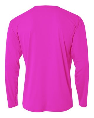 Image showing 1 th A4 Men's Cooling Performance Long Sleeve Crew Neck Shirt