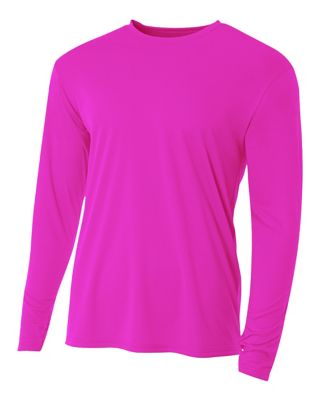 Image showing  Men's Cooling Performance Long Sleeve Crew Neck Shirt