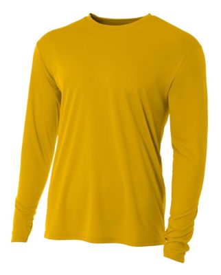 Image showing 0 th A4 Men's Cooling Performance Long Sleeve Crew Neck Shirt