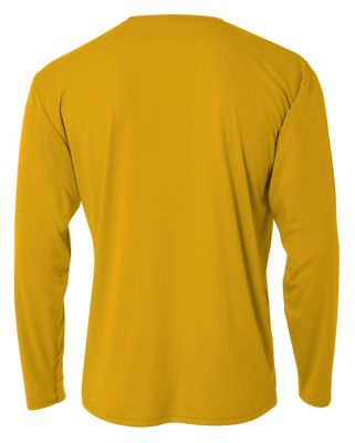 Image showing 1 th A4 Men's Cooling Performance Long Sleeve Crew Neck Shirt