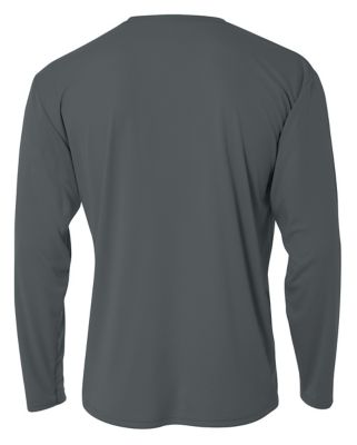 Image showing  Men's Cooling Performance Long Sleeve Crew Neck Shirt