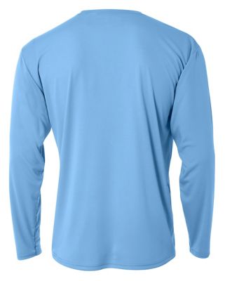 Image showing 1 th A4 Men's Cooling Performance Long Sleeve Crew Neck Shirt