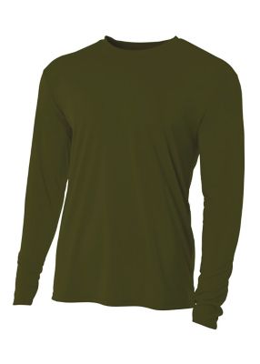 Image showing 0 th A4 Men's Cooling Performance Long Sleeve Crew Neck Shirt