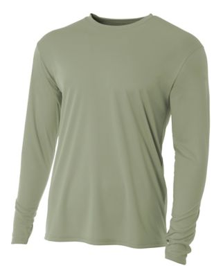 Image showing  Men's Cooling Performance Long Sleeve Crew Neck Shirt