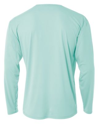 Image showing  Men's Cooling Performance Long Sleeve Crew Neck Shirt