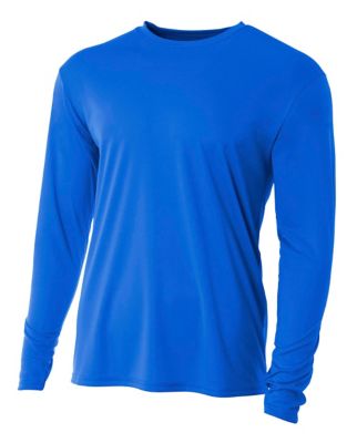 Image showing 0 th A4 Men's Cooling Performance Long Sleeve Crew Neck Shirt
