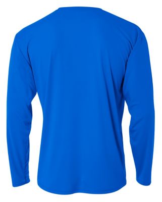 Image showing 1 th A4 Men's Cooling Performance Long Sleeve Crew Neck Shirt