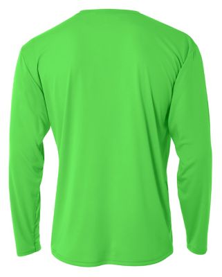 Image showing 1 th A4 Men's Cooling Performance Long Sleeve Crew Neck Shirt