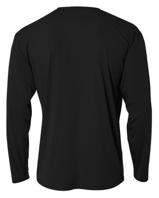 Image showing  Youth Cooling Performance Long Sleeve Crew Neck Shirt
