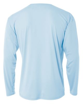 Image showing  Youth Cooling Performance Long Sleeve Crew Neck Shirt
