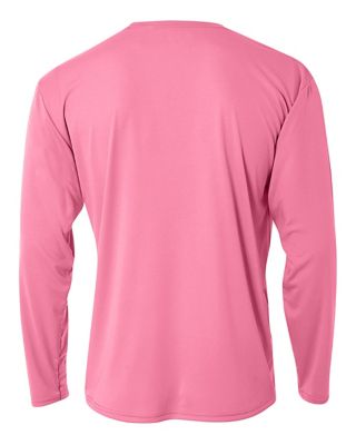 Image showing 1 th A4 Youth Cooling Performance Long Sleeve Crew Neck Shirt