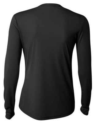 Image showing 1 th A4 Women's Cooling Performance Long Sleeve Crew Neck Shirt