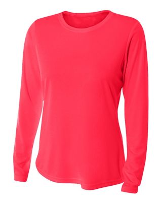 Image showing 0 th A4 Women's Cooling Performance Long Sleeve Crew Neck Shirt
