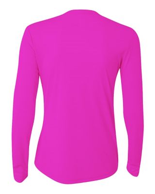 Image showing 1 th A4 Women's Cooling Performance Long Sleeve Crew Neck Shirt