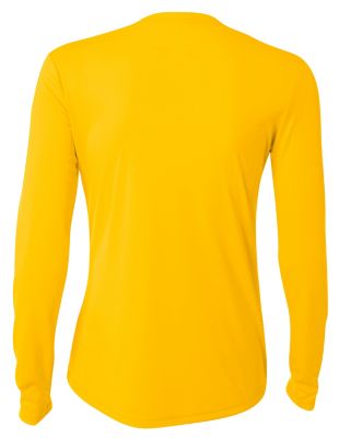 Image showing  Women's Cooling Performance Long Sleeve Crew Neck Shirt