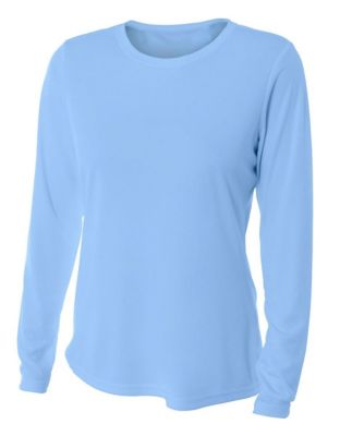 Image showing 0 th A4 Women's Cooling Performance Long Sleeve Crew Neck Shirt