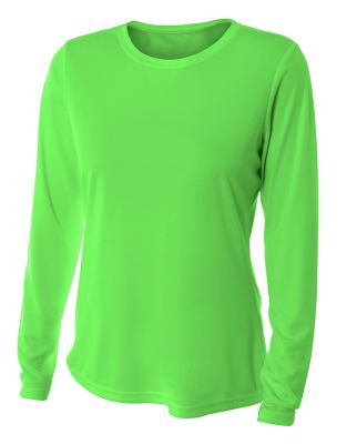 Image showing 0 th A4 Women's Cooling Performance Long Sleeve Crew Neck Shirt