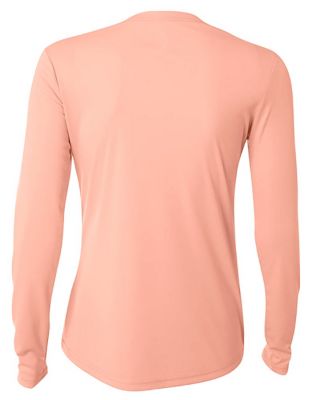 Image showing 1 th A4 Women's Cooling Performance Long Sleeve Crew Neck Shirt