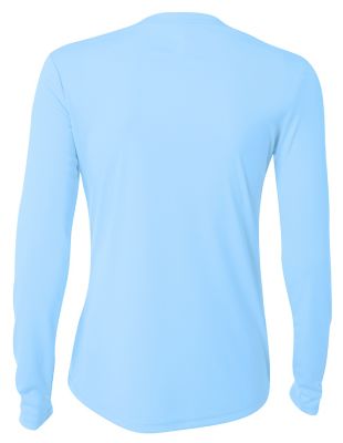 Image showing 1 th A4 Women's Cooling Performance Long Sleeve Crew Neck Shirt