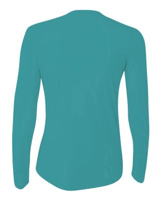 Image showing 1 th A4 Women's Cooling Performance Long Sleeve Crew Neck Shirt