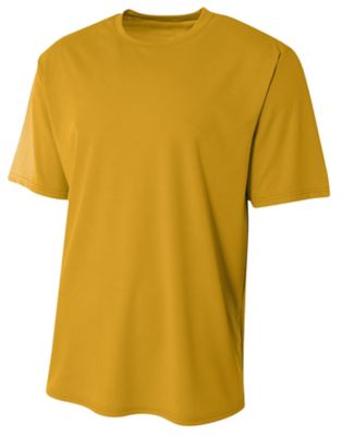 A4 Men's SPRINT Moisture-Wicking Performance Crew Neck Short-Sleeve T-Shirt