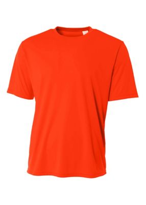A4 Men's SPRINT Moisture-Wicking Performance Crew Neck Short-Sleeve T-Shirt